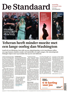Cover of De Standaard