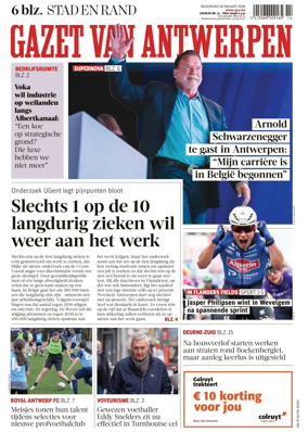 Cover of Gazet van Antwerpen Stad en Rand