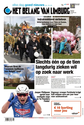 Cover of Het Belang van Limburg