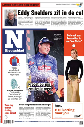 Cover of Het Nieuwsblad