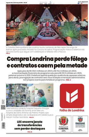 Cover of Folha de Londrina