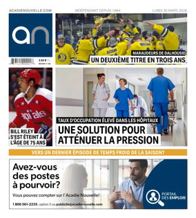 Cover of Acadie Nouvelle