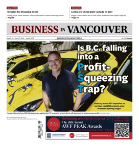Cover of Business in Vancouver