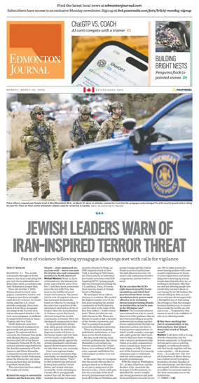 Cover of Edmonton Journal