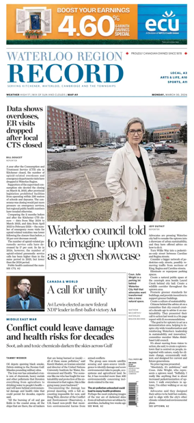 Cover of Waterloo Region Record