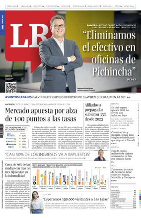 Cover of La Republica (Colombia)