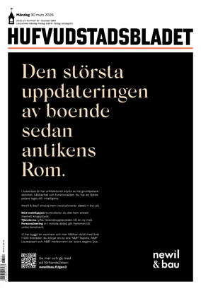 Cover of Hufvudstadsbladet