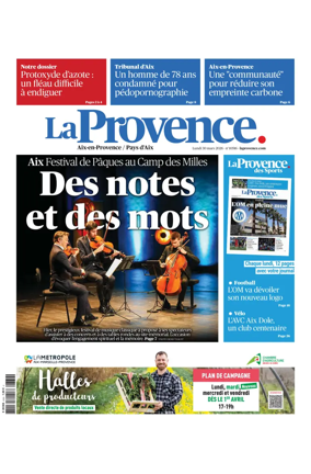 Cover of La Provence Aix-en-Provence / Pays d'Aix