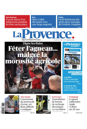Cover of La Provence Alpes-de-Haute-Provence
