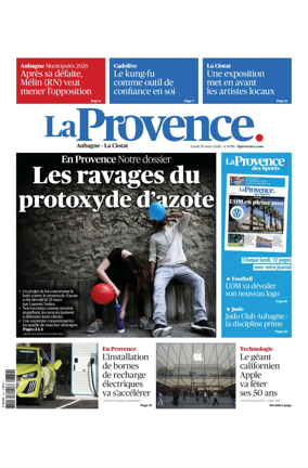 Cover of La Provence Aubagne-La Ciotat