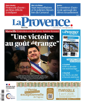 Cover of La Provence Marseille