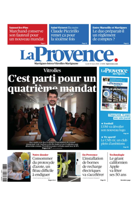 Cover of La Provence Martigues-Istres-Vitrolles-Marignane