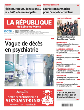 Cover of La Republique de Seine-et-Marne (Edition A-B)