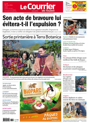 Cover of Le Courrier de l’Ouest (Angers)
