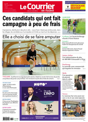 Cover of Le Courrier de l’Ouest (Deux-Sevres)