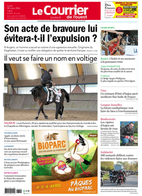 Cover of Le Courrier de l’Ouest (Saumur)