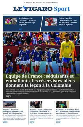 Cover of Le Figaro Sport