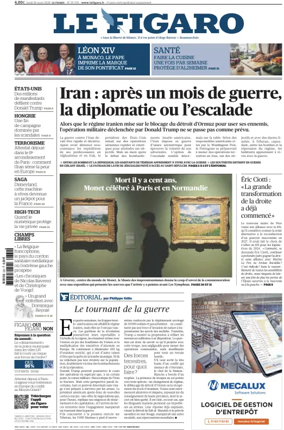 Cover of Le Figaro