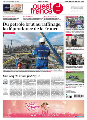 Cover of Ouest France (Caen - Bayeux - Falaise - Vire)