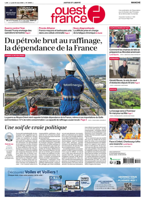 Cover of Ouest France (Manche)