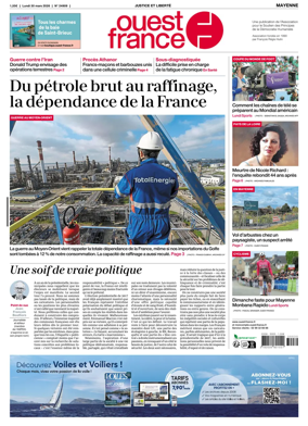 Cover of Ouest France (Mayenne)