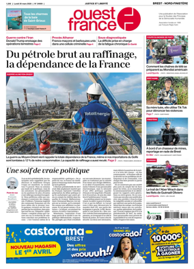 Cover of Ouest France (Nord-Finistere)