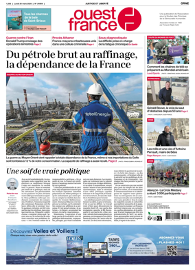 Cover of Ouest France (Orne)