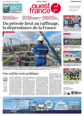 Cover of Ouest-France (Rennes Sud-Est)