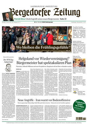 Cover of Bergedorfer Zeitung