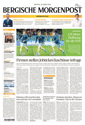 Cover of Bergische Morgenpost Wermelskirchen/Huckeswagen/Radevormwald