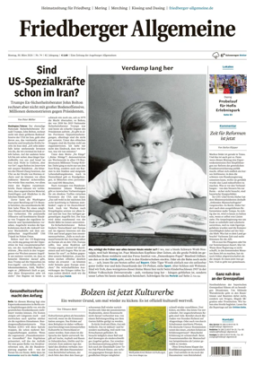 Cover of Friedberger Allgemeine