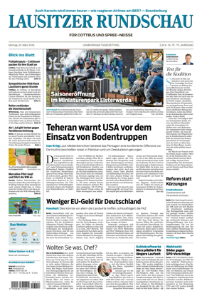Cover of Lausitzer Rundschau