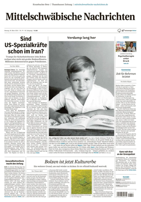 Cover of Mittelschwaebische Nachrichten