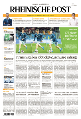 Cover of Rheinische Post Krefeld Kempen