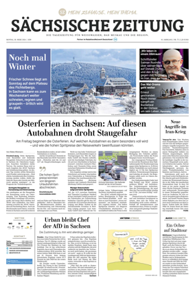 Cover of Sachsische Zeitung (Weiswasser)