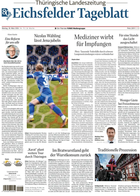 Cover of Thuringische Landeszeitung (Eichsfeld)