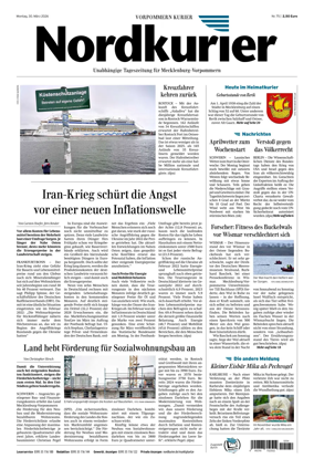 Cover of Vorpommern Kurier (Anklam)
