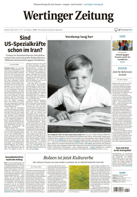 Cover of Wertinger Zeitung