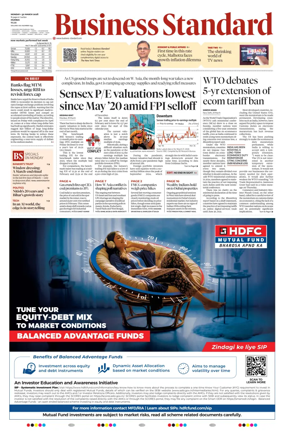 Cover of Business Standard