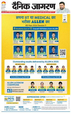 Cover of Dainik Jagran - Lucknow