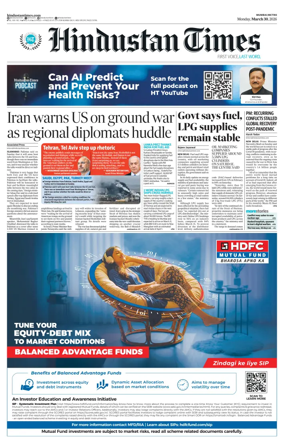 Cover of Hindustan Times Thane