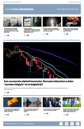 Cover of Euronews Business (Turkish) Compiled Editions