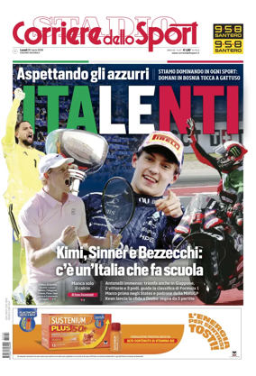 Cover of Corriere dello Sport