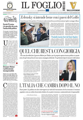 Cover of Il Foglio Quotidiano