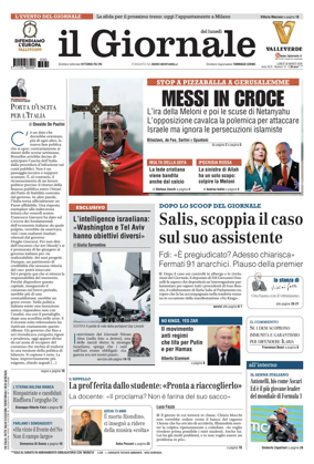 Cover of Il Giornale (Italy)