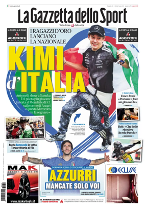 Cover of La Gazzetta dello Sport - Roma