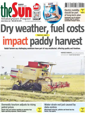 Cover of The Sun (Malaysia)