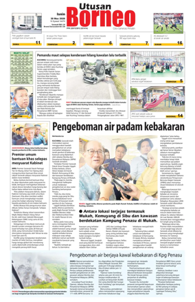 Cover of Utusan Borneo (Sarawak)