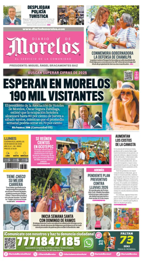 Cover of Diario de Morelos