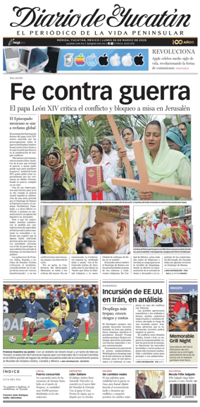 Cover of Diario de Yucatan